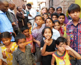 Muslim slum children